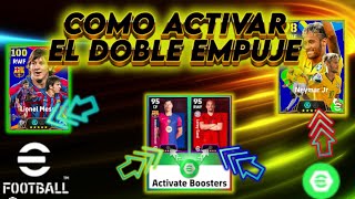 COMO ACTIVAR EL DOBLE EMPUJE EN EFOOTBALL [upl. by Inobe]