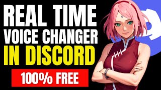 How To Change Your Voice In Realtime On Discord NEW FREE AI Voice Changer for Discord and Games [upl. by Nel]