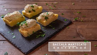 BACCALÀ MANTECATO  alla veneziana  piatto tradizionale [upl. by Nnylarac369]