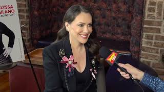 Alyssa Milano Dishes on Making Roxie Hart Her Own in Chicago Broadway Debut [upl. by Haeluj]