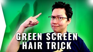 How to Green Screen Hair for Streams  Free Janky Chroma Key Trick [upl. by Bridgette505]