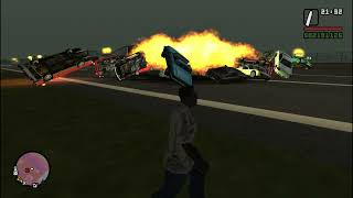 GTA San Andreas Huge Explosion Part 8 [upl. by Naasar]