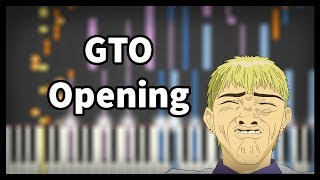 Great Teacher Onizuka Opening Piano Synthesia [upl. by Yssej]