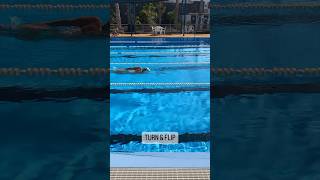 Backstroke turn progression Turn course link in bio 🙌🏻 [upl. by Millur]