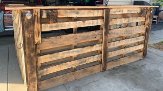 Building a pallet bar Surprising El viejon on thanksgiving🦃🦃 [upl. by Danny]