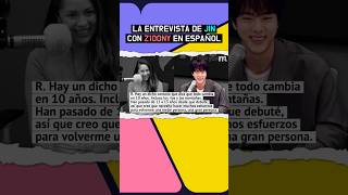 La Entrevista de Jin de BTS con Z100 New York en Español Shorts Jin BTS Z100NewYork Entrevista [upl. by Ahsyle]