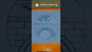 Secenry drawing in circle  circle art and sketches shorts drawing art sketch circle yt [upl. by Trina]