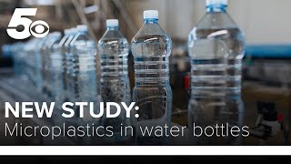 New research shows new information about microplastics in water bottles [upl. by Kall]