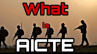 What is AICTE in Hindi ❓ army ⚔️ or what the defination 👀🚧 [upl. by Jessi]