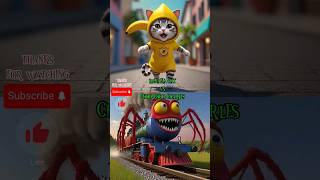 banana cat vs choo choo charles bananacat choochoocharles catmemes shorts shortstrending [upl. by Gray]