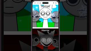 Sprunki Wenda Normal VS Horror Mod Incredibox Sprunki shorts sprunki incredibox wenda [upl. by Gadmann]