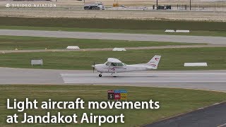 Light aircraft movements at Jandakot Airport YPJT [upl. by Joette651]