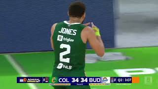 AdmiralBet ABA League 202425 highlights Round 6 Cedevita Olimpija – Budućnost VOLI 27102024 [upl. by Ambie]