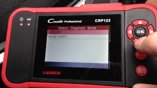 Mitsubishi Pajero Diagnostic Montero Module Coverage With Launch CRP123 VII [upl. by Eniale]