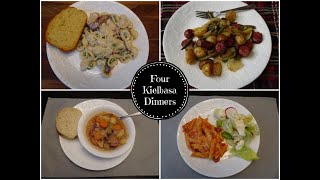 Four Budget Friendly Kielbasa Dinner Recipes [upl. by Shevlo]