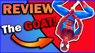 The DEFINITIVE SpiderMan Figure MAFEX SpiderMan Classic Costume Review [upl. by Joleen]