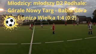 Młodzicy młodszy D2 Podhale Górale Nowy Targ  Babia Góra Lipnica Wielka 14 02 [upl. by Nemraciram]