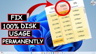 SOLVED FIX 100 DISK USAGE Windows 1011 23H2 2024 [upl. by Chester417]