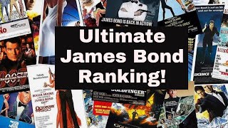 ULTIMATE JAMES BOND MOVIE RANKING  007 From 1962  2024  1080p HD [upl. by Fiester]