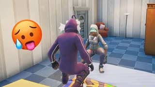 Fortnite Roleplay THE SUS BABYSITTER VERY THIRSTY A Fortnite Short Film [upl. by Nyrhtak]