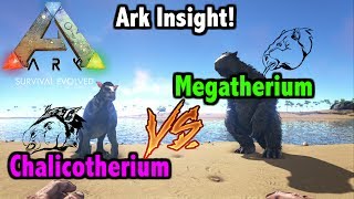 Ark Insight  Chalicotherium VS Megatherium [upl. by Akemrehs]