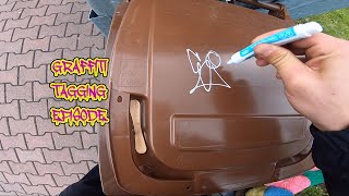 Graffiti SOLO TAGGING Many Tags and Rooftop Throw up  Graffiti Episode 13 [upl. by Pembroke]