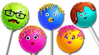 Cake Pops Finger Family Song And Many More Finger Family Rhymes for Children  Nursery Rhymes Street [upl. by Asha]