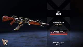 New Legendary Skin R301 Outlands Marshal Space Hunt Event Apex Legends  Highlight  Sept24 [upl. by Sang]