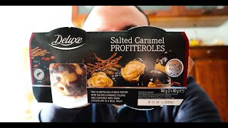 Ho provato i NUOVI PROFITEROLES al CARAMELLO SALATO LIDL [upl. by Tronna467]