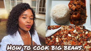 HOW TO COOK SIERRA LEONE 🇸🇱BIG BEANS TORBOTAY BIG BEANS 🫘  AMICO TV [upl. by Demmahum]