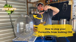 How to set up and seal a Fermzilla fermenter correctly to stop it leaking co2 [upl. by Anigger]