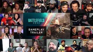 Battlefield 2042 Gameplay Trailer Reaction Mashup [upl. by Adihahs]