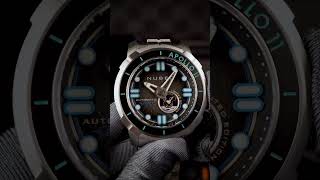 Space Black  Apollo 55th Automatic LE  Nubeo betweenseaandspace watch FYP shorts apollo [upl. by Ainevul]