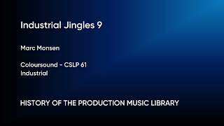 Industrial Jingles 9  Marc Monsen  Coloursound CSLP 61 Full Track  HOTPML 639 [upl. by Teyugn]