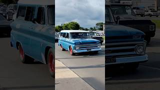 Chevrolet C10 classic Drive By Engine Sound Woodward Dream Cruise 2024 [upl. by Opportina]