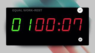 ForTime Workout Timer  How to use the quotEqualWork Restquot Timer [upl. by Marl]