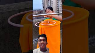 Utility products 🥰Useful spacesaving clothes hanger shortvideo viralvideo viral6119 [upl. by Ram]