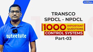 TRANSCO  1000 Important Questions  Control Systems Part03  EEE amp ECE transco tgtransco spdcl [upl. by Isidro714]