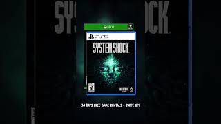 GameFly Video Game Rentals  System Shock  Jewel Story PS5 amp Xbox Consoles gaming gamefly games [upl. by Blakelee]