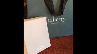 Mulberry Pocket Book Agenda Unboxing [upl. by Inglebert]