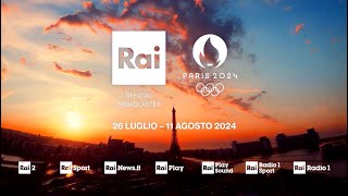 In diretta e in esclusiva in chiaro su Rai 2 e Rai Sport le Olimpiadi di Parigi 2024 [upl. by Eeryn]