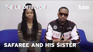 Safaree and His Sister Take A Lie Detector Test  Fuse [upl. by Akemet]