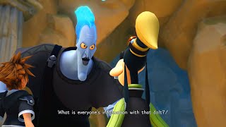 Kingdom Hearts 3  Meeting Hades Cutscene [upl. by Yalahs]