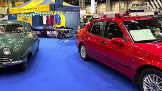 SAAB Owners Club Stand at the NEC Classic Car Show 2023 [upl. by Starbuck]