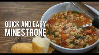 Quick and Easy Minestrone [upl. by Chabot987]