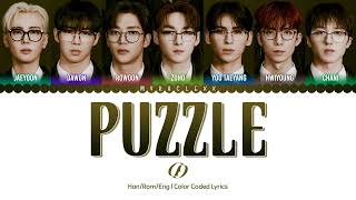 SF9  Puzzle Lyrics Color CodedHanRomEng [upl. by Tegdig]