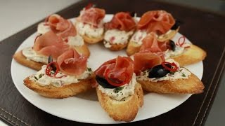 Montaditos de jamon serrano [upl. by Noelyn]