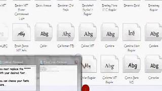 How to change font of your pc Windows 7 [upl. by Goode]