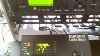 GORDIUS Little Giant shows AxeFX Tuner [upl. by Einberger]