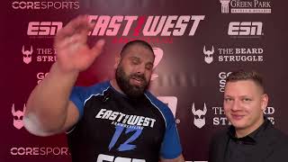 CHAMPION LEVAN SAGINASHVILI POST EvsW12 INTERVIEW [upl. by Aseel]